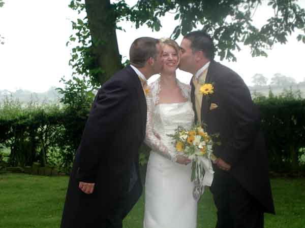 A rose between 2 thorns