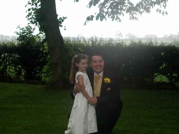 Loz with his niece Alex